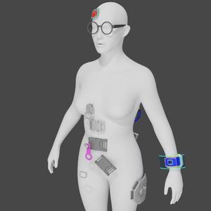 Killjoy accessories  hacker bracelet 3D print for cosplay