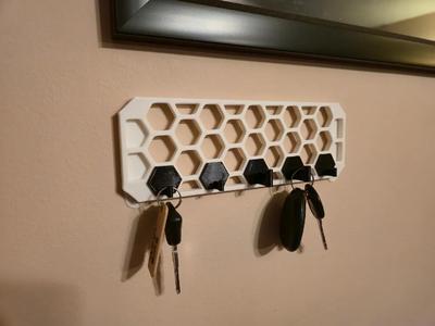 Honeycomb Key Hanger   