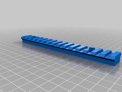 Rail for Airsoft gun