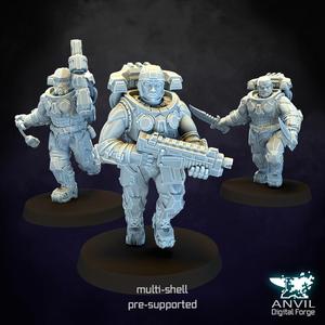 Exo-Lord Coalition Marines - Anvil Digital Forge January 2024