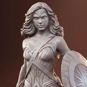 Wonder Woman Movie Version STL files for 3D Printing | Assembly Model