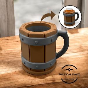 Barrel Mug Multi-Use Holder – Drink, Plant, or Organize! 