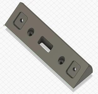 eufy E340 Dual 45 Degree Bracket - Uses 54mm standard doorbell original mounting holes   