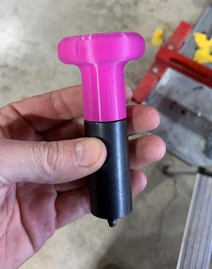Valve keeper installer handle