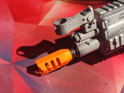 Airsoft "Steel Muzzle Break" (M14x1 CCW)