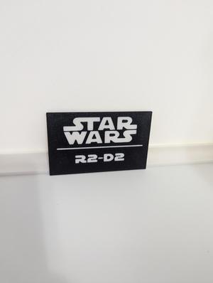 R2-D2 Multicolor Nameplates