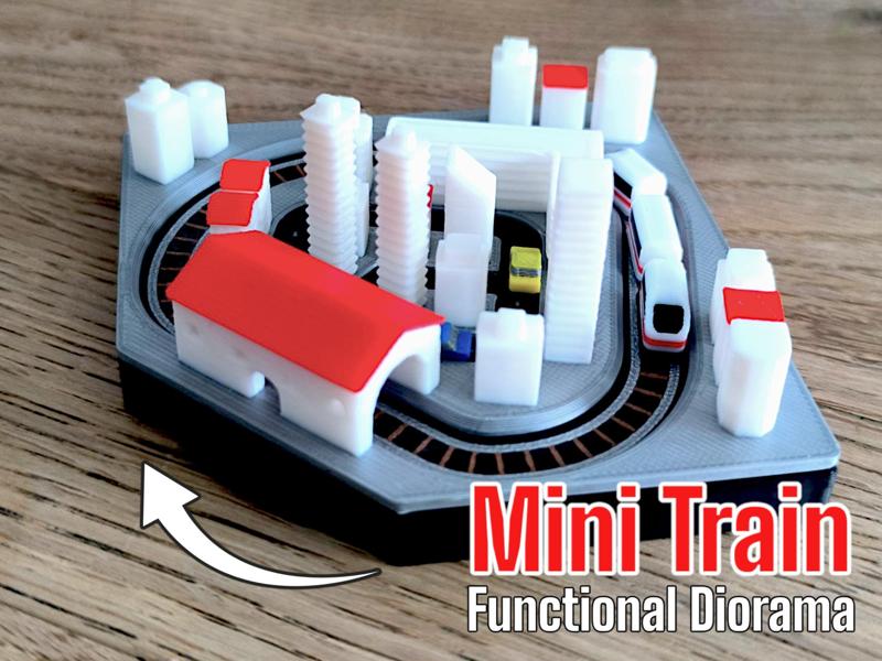 Mini Train - Functional City Diorama
