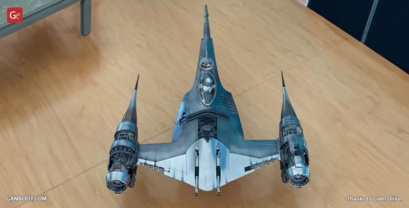 The Mandalorian's N-1 Starfighter 3D Printing Model | Assembly