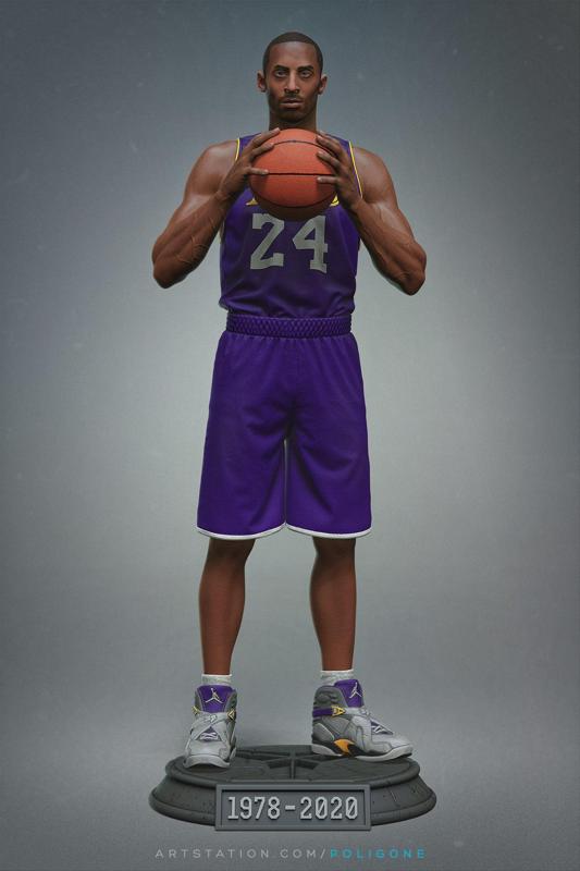 Kobe Bryant Statue - 3D Printable