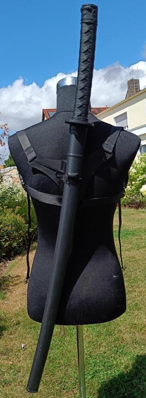 Katana Sword Back Mount holder -Samurai and Ninja 