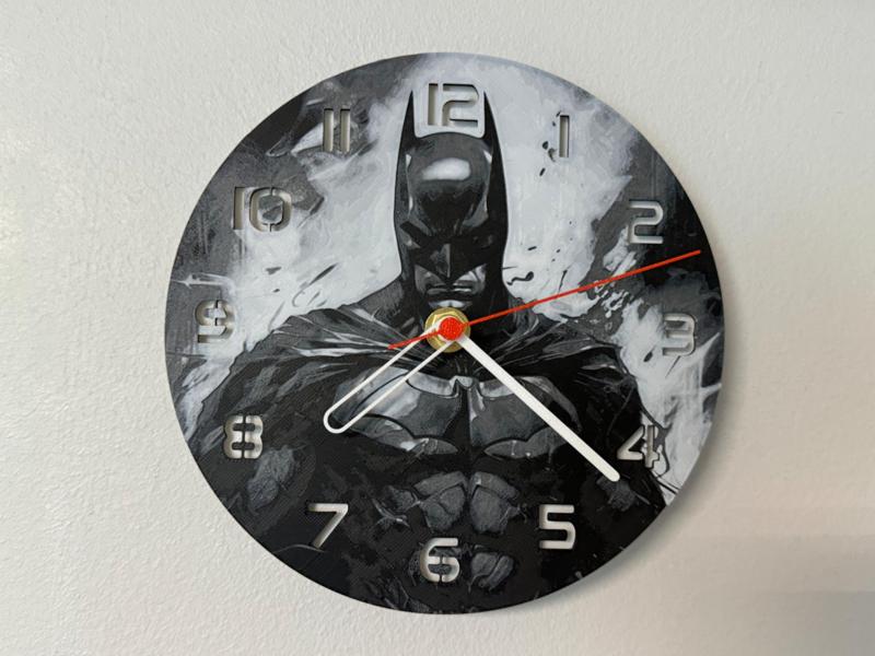 Wall Clock / Wanduhr Batman Hueforge art Kit011