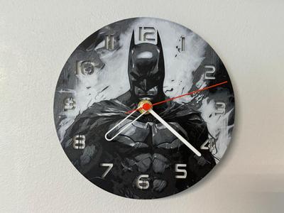 Wall Clock / Wanduhr Batman Hueforge art Kit011