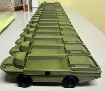Military Amphibious Vehicle Model - LARC-V