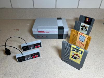 NES Console, Cartridges, and Controllers v2.0