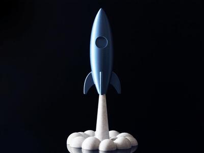 Minimalist Rocket Ship