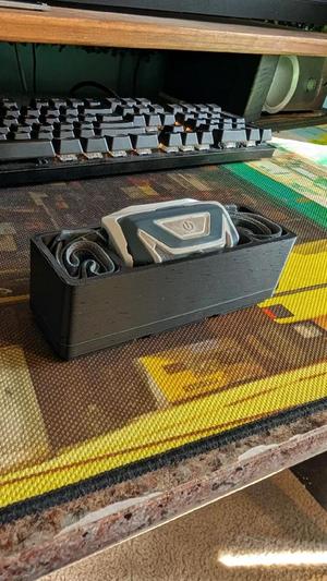 Headlamp Gridfinity Bin 3x1   