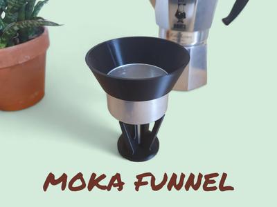 Bialetti 4 Cup Moka Express Pot Dosing Funnel