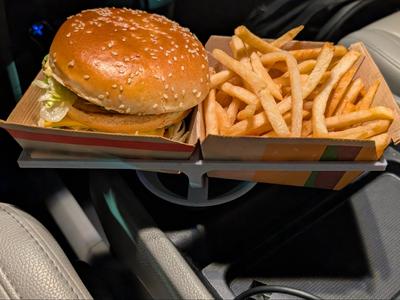 McDonalds Big Mac & Fries Cup Holder Adapter