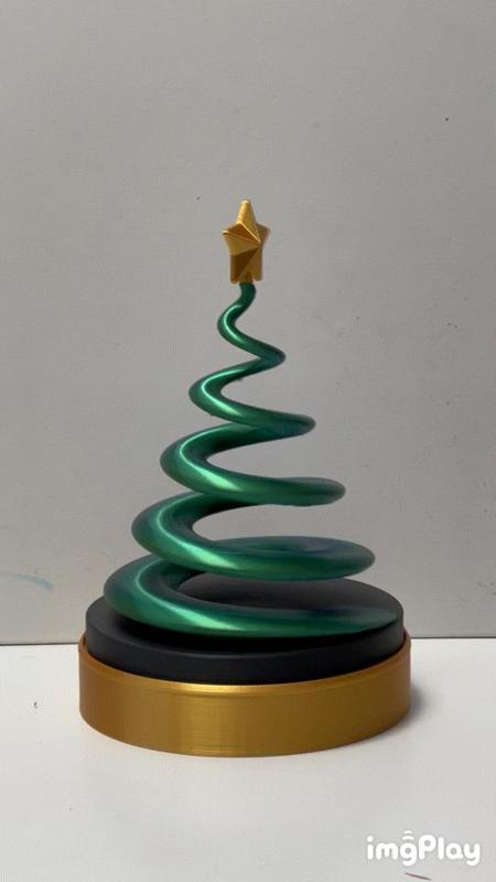 Rotate the Christmas tree