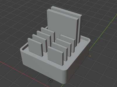 Memory card holder for ALCH grid system (1x1)