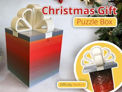Christmas Gift Labyrinth Puzzle Box 