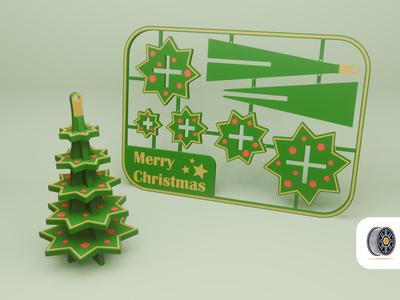 Christmas Tree Gift Card Kit | Multiple Languages