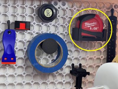 Multiboard Measuring Tape Holder Tray