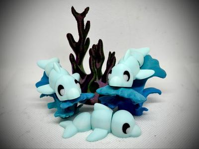 Cute Articulated Baby Dolphin