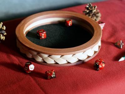 Dice Tray - DnD - Braided Look