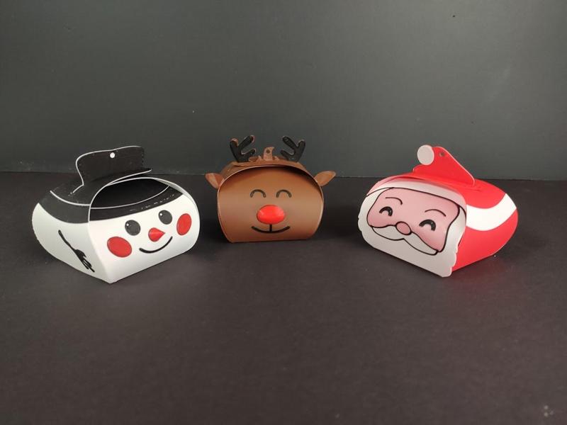 Folded Christmas Box - set