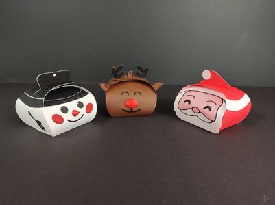 Folded Christmas Box - set
