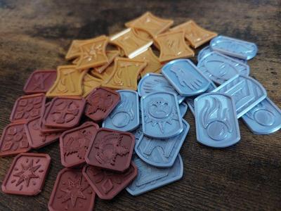 Gold, Silver & Copper DnD Coins