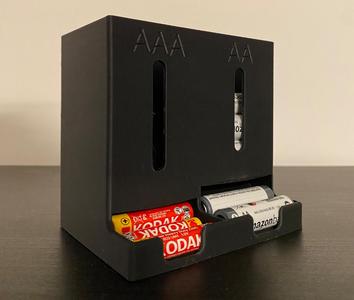 Dual Battery Dispenser AA & AAA