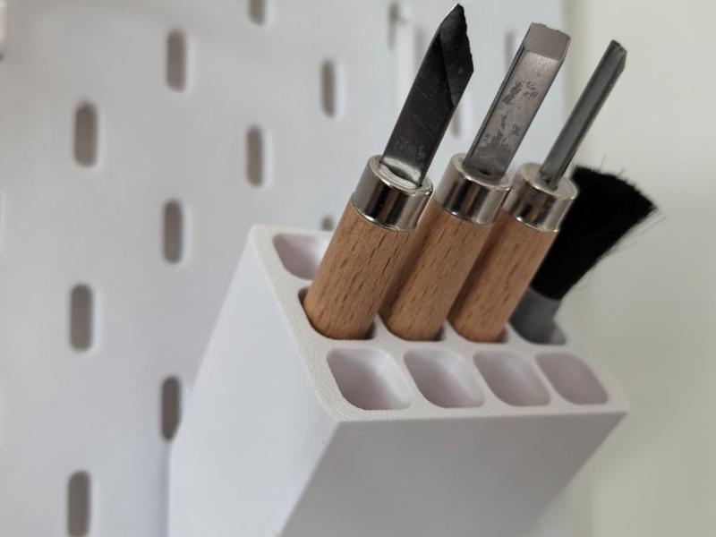 Storage box for IKEA Skadis  3x4 PenHolder