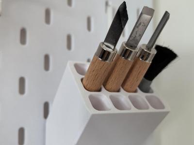 Storage box for IKEA Skadis  3x4 PenHolder