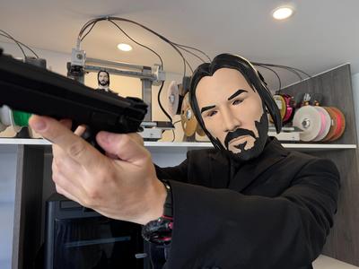 John Wick (Fan Art) Cosplay Mask