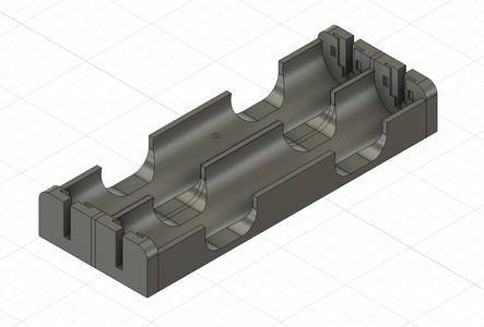 4S1P/2S2P 18500 Li-Ion Battery Case   