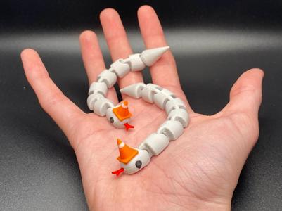 Articulated Hat Snake - Traffic Cone
