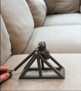 Miniature Catapult Trebuchet | Mechanical Launcher