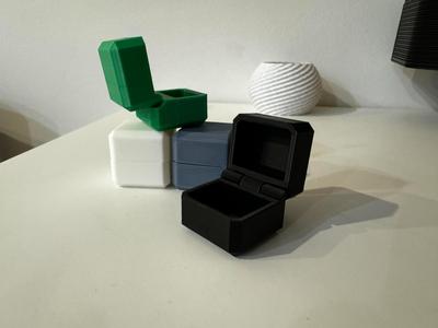 Mini Storage Box Hinged - Print In Place