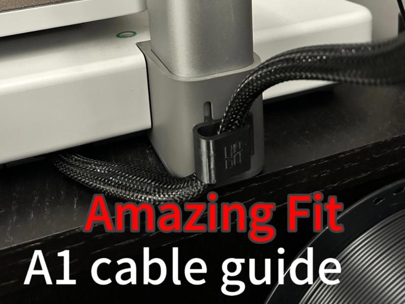 A1 Cable Guide - Amazing Fit with Logo