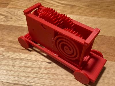 Pull Back Car Model - Working & Fully 3D Printed