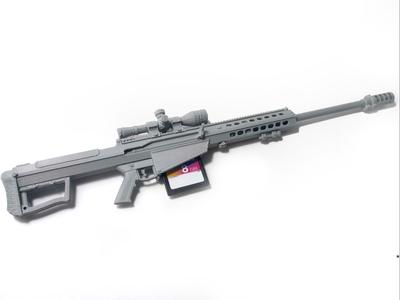 SD Card Holder Mini M107 Barrett Sniper 1/6 Scale 