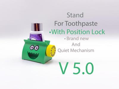 Stand for Toothpaste V5.0 (Kids' version)
