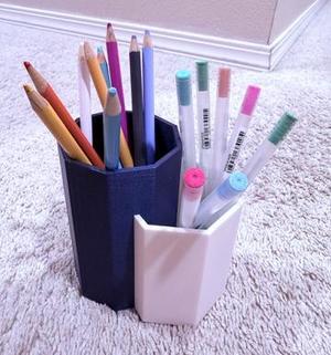 Geometric Polygon Pencil Holder