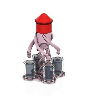 Spiral Drink&Shot Dispenser