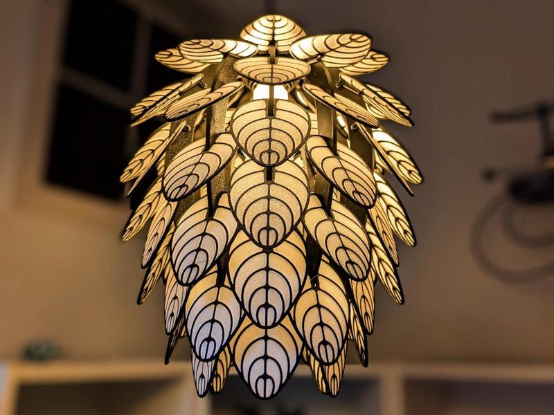 Florahedron - a fully 3D printable lamp!
