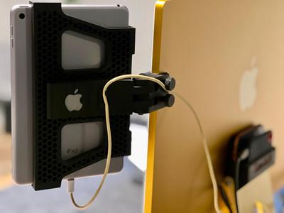 iPad mini mount for iMac 24" 