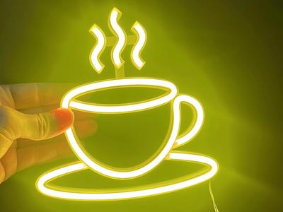 Neon Coffee Sign - Two versions