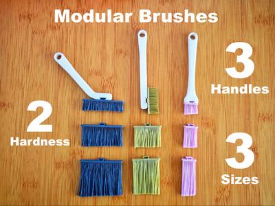 Modular Desk Brush / Mini Broom
